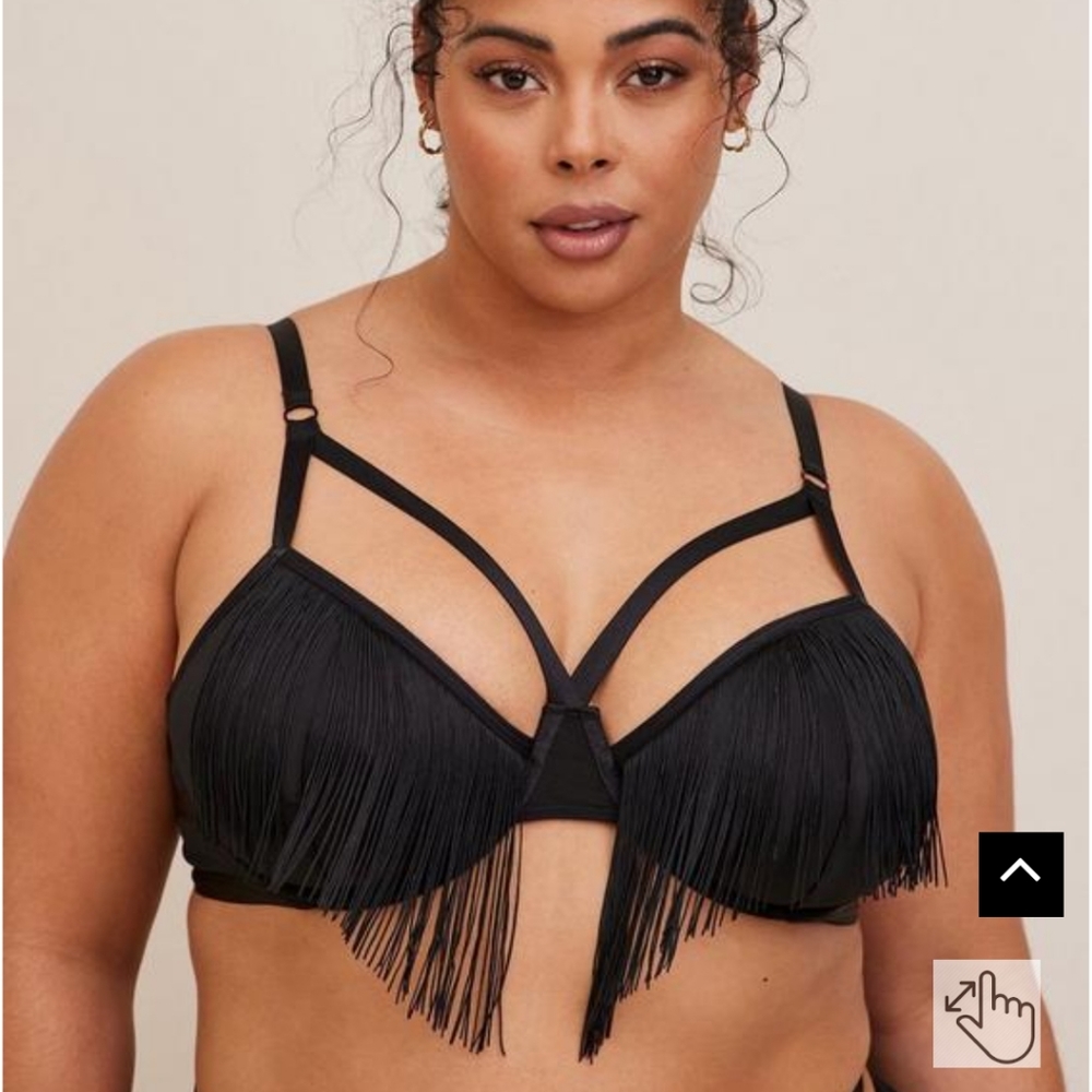Torrid fringe bra
